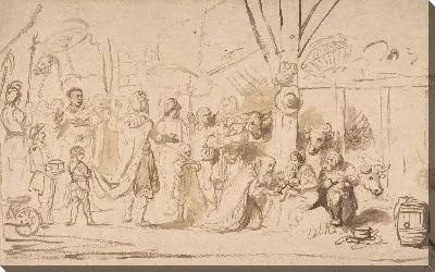 Картина Поклонение волхвов