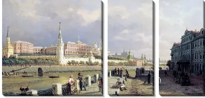 Картина Вид Московского кремля (View of the Moscow Kremlin)