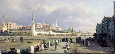 Картина Вид Московского кремля (View of the Moscow Kremlin)