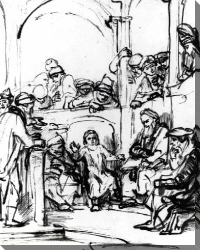 Картина Христос среди врачей