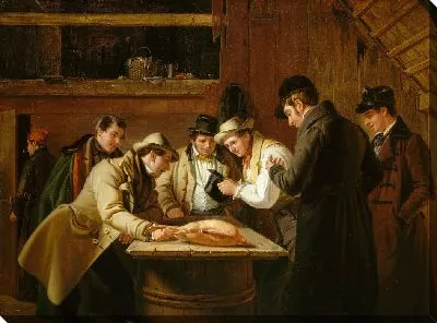 Картина Лотерея (лотерея для гуся)