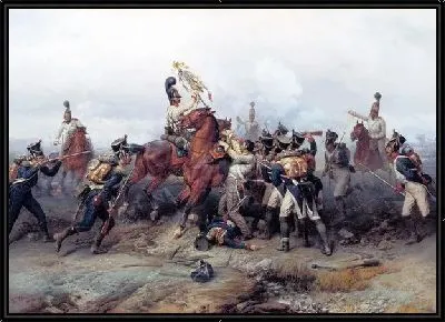 Картина Подвиг конного полка в сражении при Аустерлице в 1805 году (The feat Cavalry Regiment at the Battle of Austerlitz in 1805)