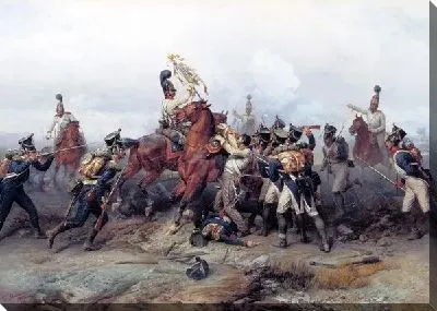 Картина Подвиг конного полка в сражении при Аустерлице в 1805 году (The feat Cavalry Regiment at the Battle of Austerlitz in 1805)
