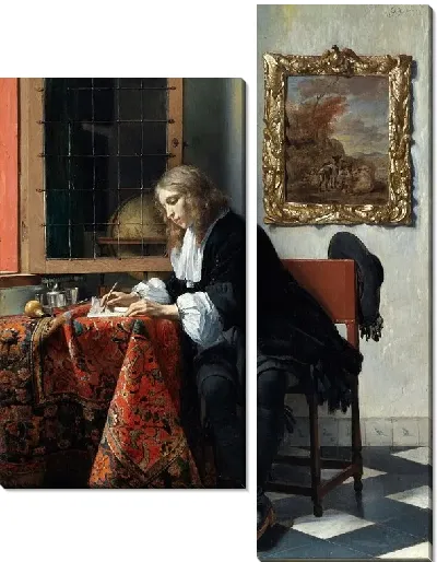 Картина Человек пишет письмо (Национальная галерея Ирландии)