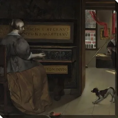 Картина Леди в Вирджинале