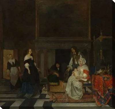 Картина Посещение питомника