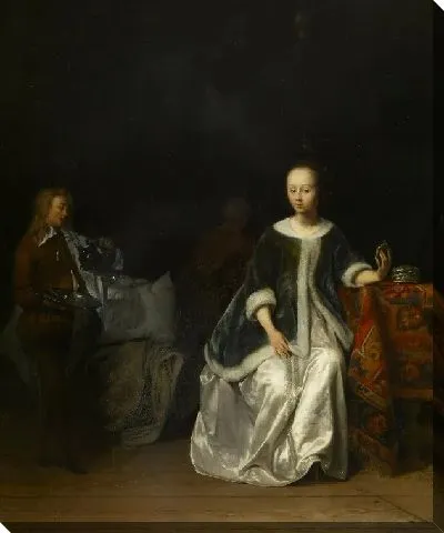 Картина Леди в ее туалете