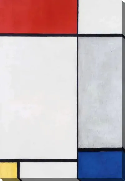 Картина Композиция в красном, желтом и синем Композиция в красном, желтом и синем