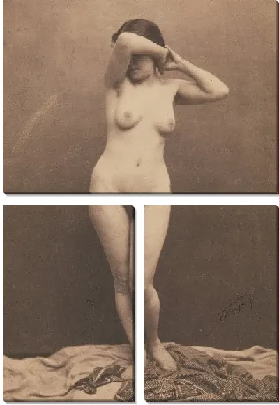 Картина Стоящая обнаженная женщина