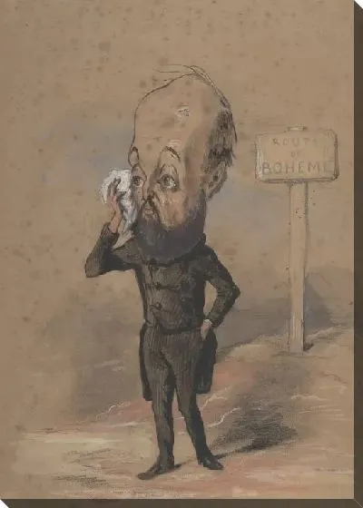 Картина Карикатура Анри Мюргера