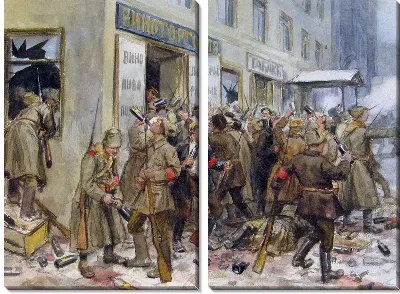 Революционые массы грабят винный склад (The revolutionary masses rob Wine Warehouse)