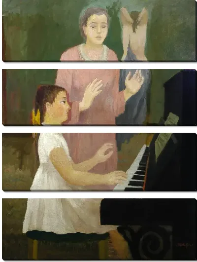 Картина Уроки игры на пианино