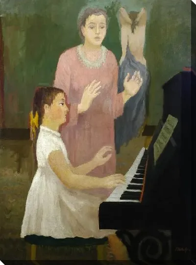 Картина Уроки игры на пианино