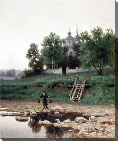 Картина У монастыря (The monastery)