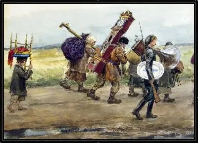 С насиженных мест (With their homes)