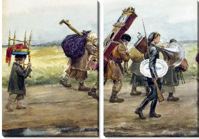 С насиженных мест (With their homes)