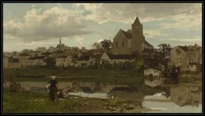 Вид на Монтиньи-сюр-Луан