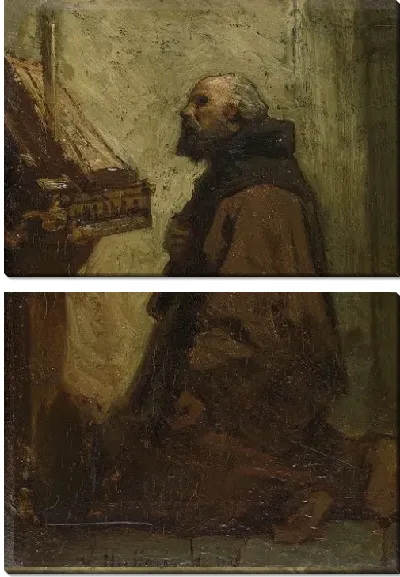 Картина Молящийся Монах (Монах в его Посвящении)