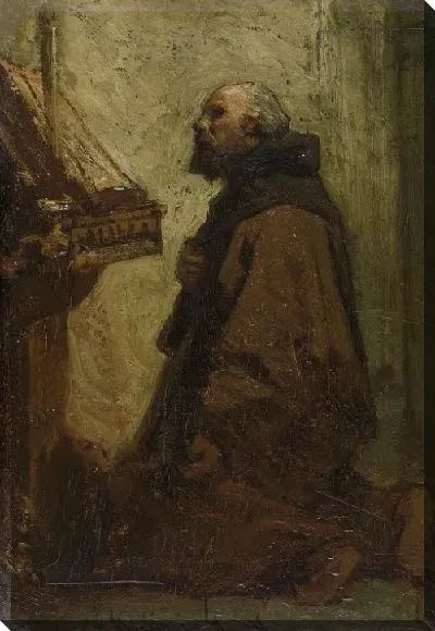 Картина Молящийся Монах (Монах в его Посвящении)