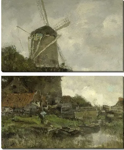 Картина Ветряная мельница