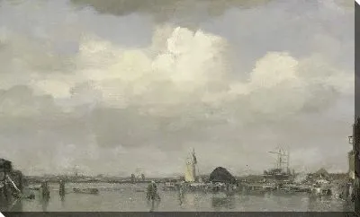 Картина Вид на гавань №4