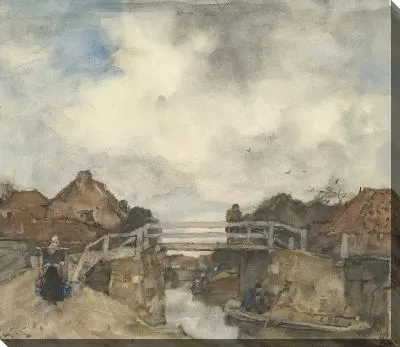 Картина Голландский канал, Рейсвейк
