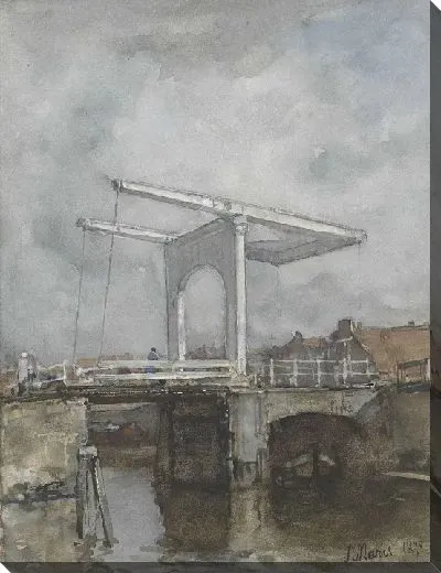 Картина Разводной мост