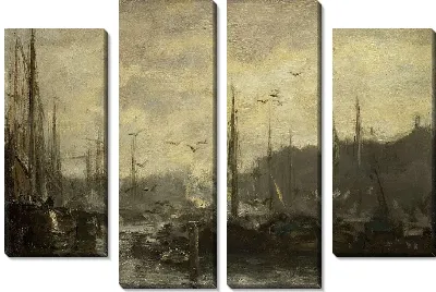 Картина Вид на гавань №5