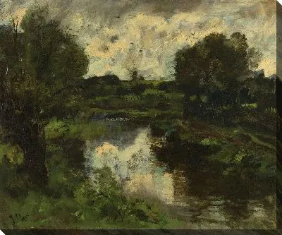 Полдерный пейзаж после грозы