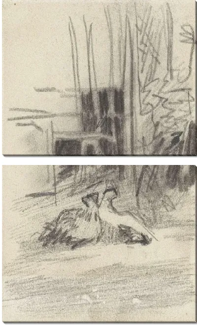 Картина Голуби в суде