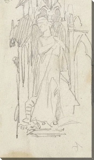 Картина Эскиз статуи Х. Йориса