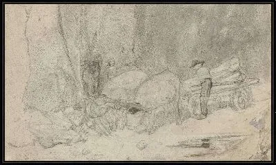 Быка на горной дороге