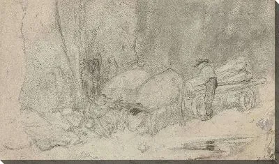 Быка на горной дороге