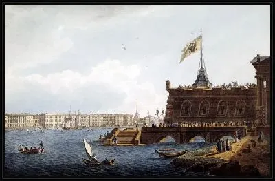 Картина Вид на Неву со стороны Петропавловской крепости (View of the Neva from the Peter and Paul Fortress)