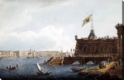 Картина Вид на Неву со стороны Петропавловской крепости (View of the Neva from the Peter and Paul Fortress)