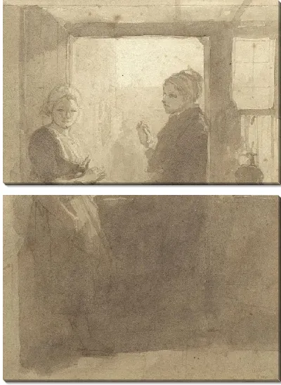 Картина Две брабантки в разговоре