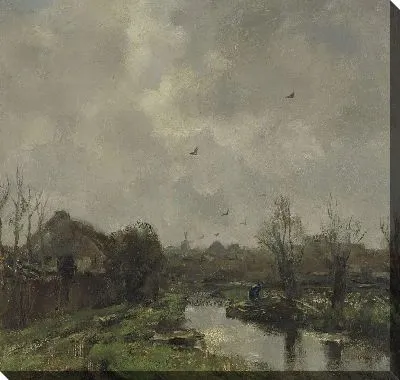 Картина Пейзаж в окрестностях Гааги