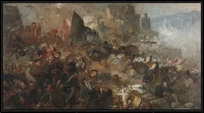Картина Осада Жироны в 1809 году