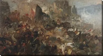 Картина Осада Жироны в 1809 году
