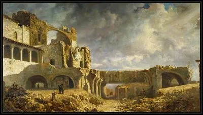 Руины дворца