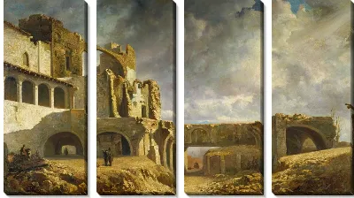 Руины дворца