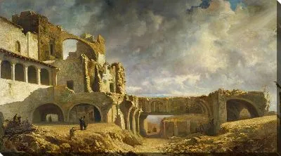 Руины дворца