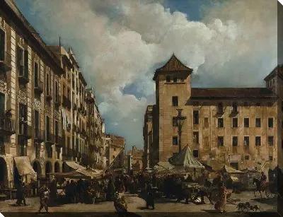 Пейзаж "Els Encants Vells de Barcelona"