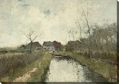 Картина Дом на канаве