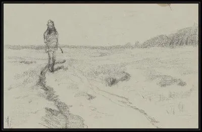 Hiker на болоте