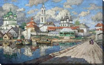 Картина Вид на старый город (View of old city)