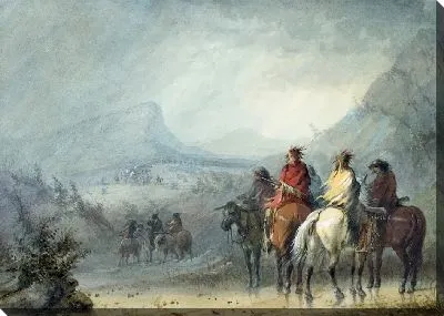 Картина Буря: в ожидании каравана