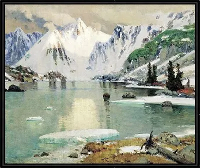 Картина Озеро горных духов