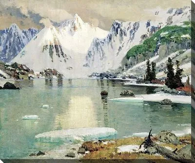 Картина Озеро горных духов