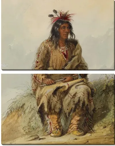 Картина Индейцы ирокезы